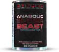 Anabolic Super Beast supplement container on a white background Muscle Mecca