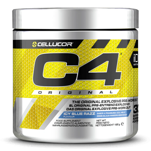 C4 Pre-Workout 195g Icy Blue Razz Muscle Mecca
