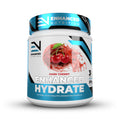Enhanced Nutrition Dark Cherry Hydrate supplement container on a white background
