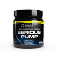 MuscleLab Serious Pump supplement container on a white background Muscle Mecca