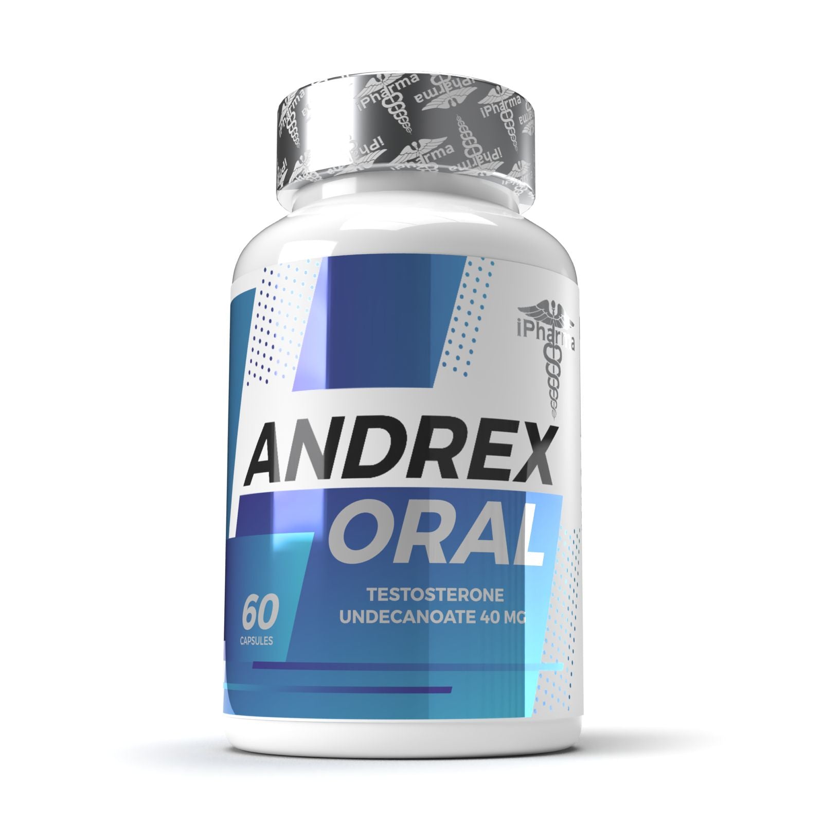ANDREX ORAL supplement bottle on a white background Muscle Mecca