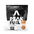 Peak Fuel plant-based real food shake package on a white background Muscle Mecca
