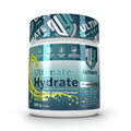 Ultimate Hydrate electrolyte hydration formula container on a white background