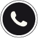 Black phone icon on a white background