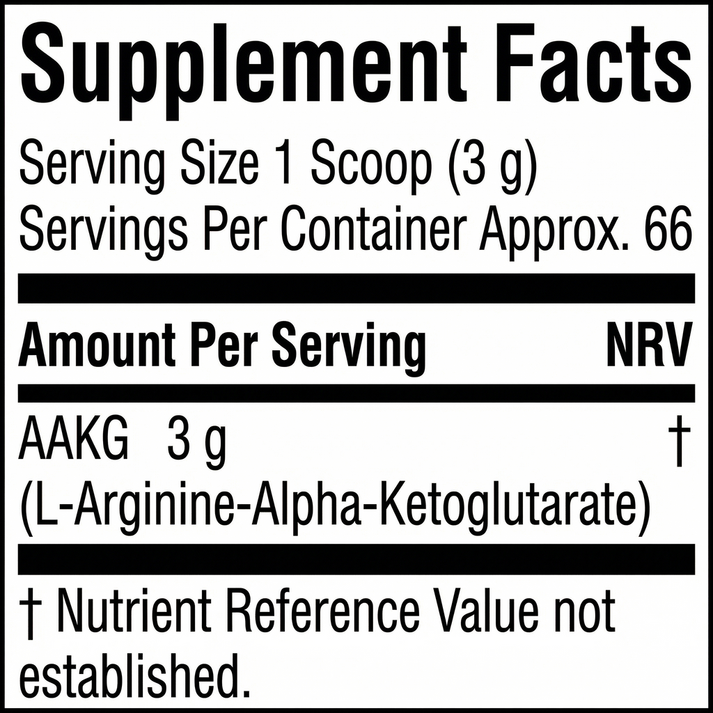 supplement facts muscle Mecca