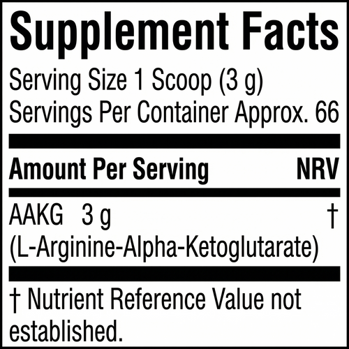 supplement facts muscle Mecca