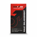 ManPower male enlargement product packaging on a white background Muscle Mecca